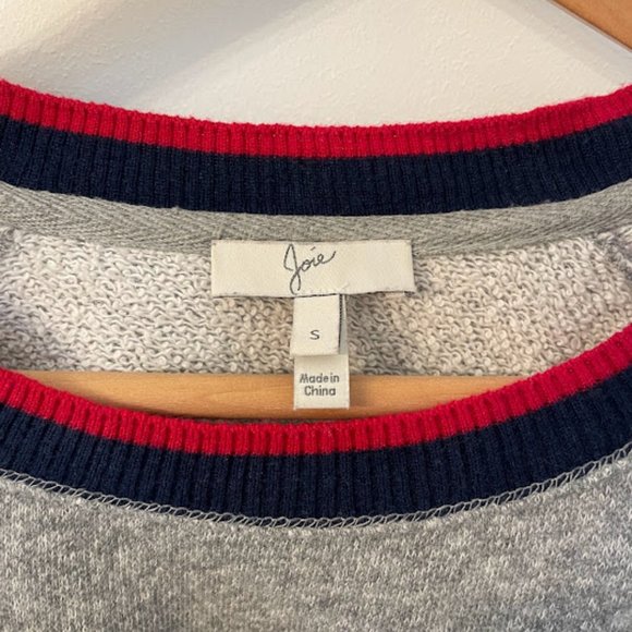 Joie Richardine Ribbed Sweatshirt in Heather Grey - Picture 4 of 8